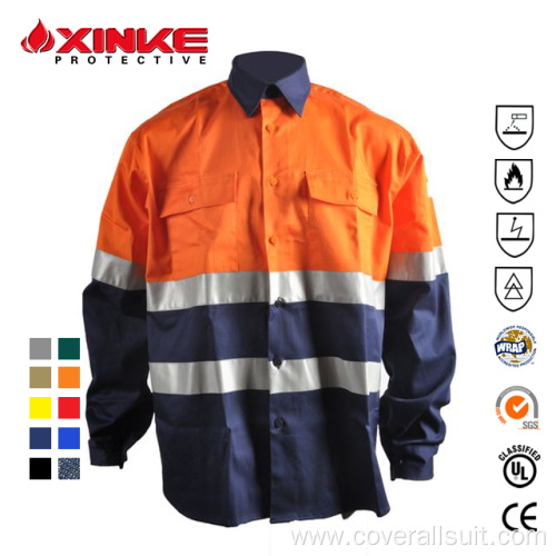 Wholesale Fire Retardant Shirts sleeve Fireproof Flame Retardant Welding Shirts Manufactory